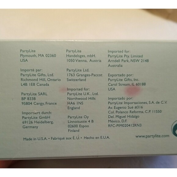 PartyLite Aroma Melts Sensual Well Being Retired Set of 4 - Picture 4 of 5